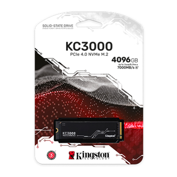 Disco SSD 4096GB KC3000 PCIe 4.0 NVMe M.2 - Imagen 3